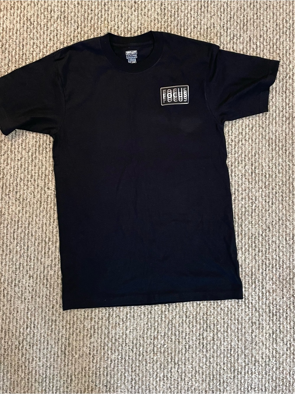 Focus Black Logo Short-Sleeve Men's T-Shirt size M with bucket hat set M